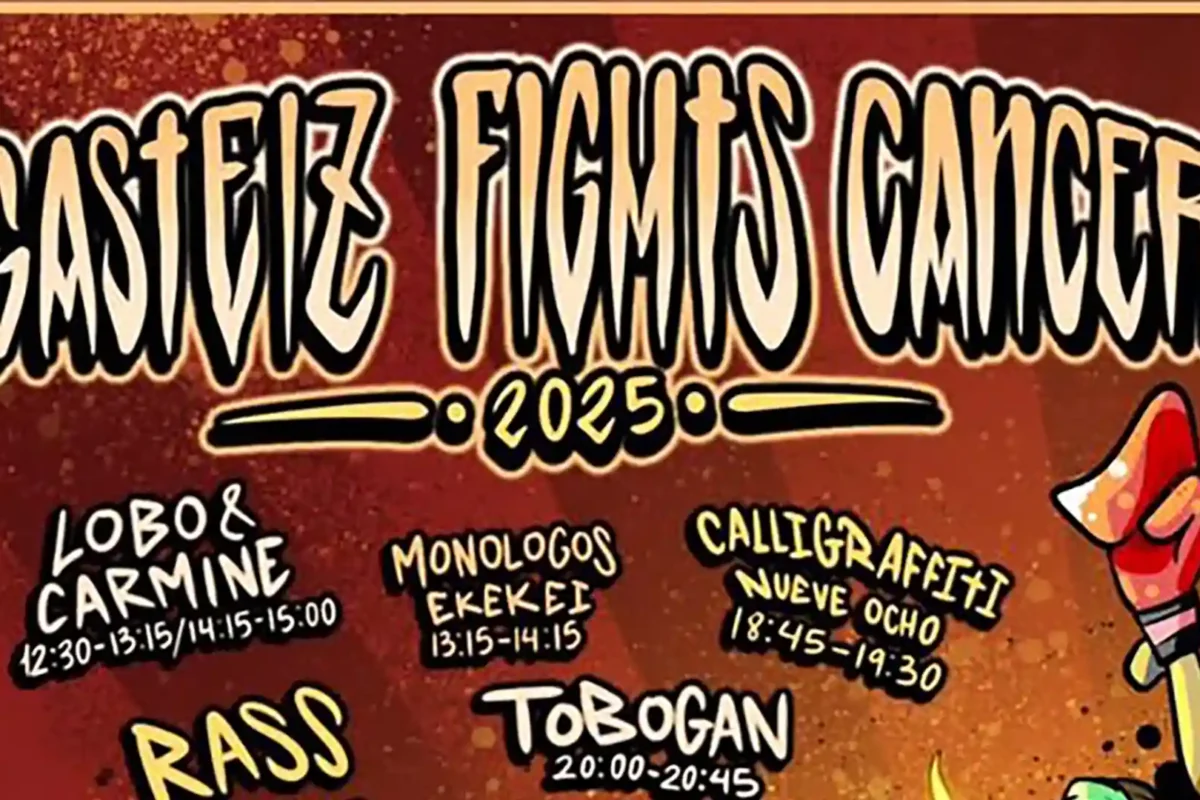 Este sábado llega una nueva edición del festival Gasteiz Fights Cancer