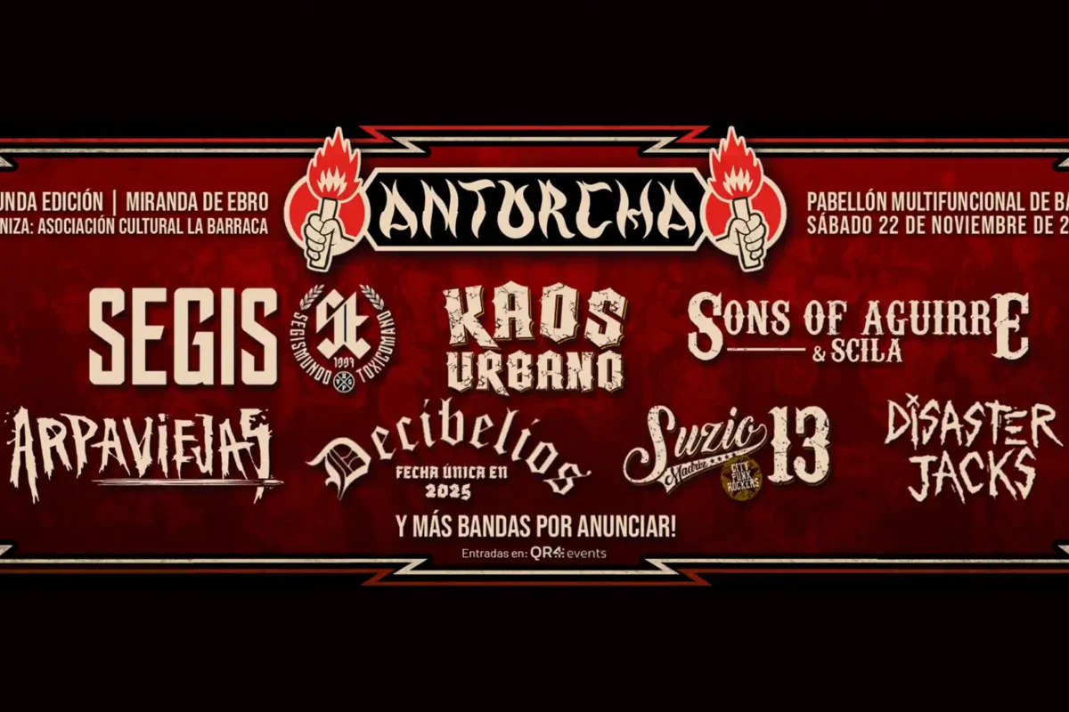 Cartel de la segunda edición del Antorcha Festival