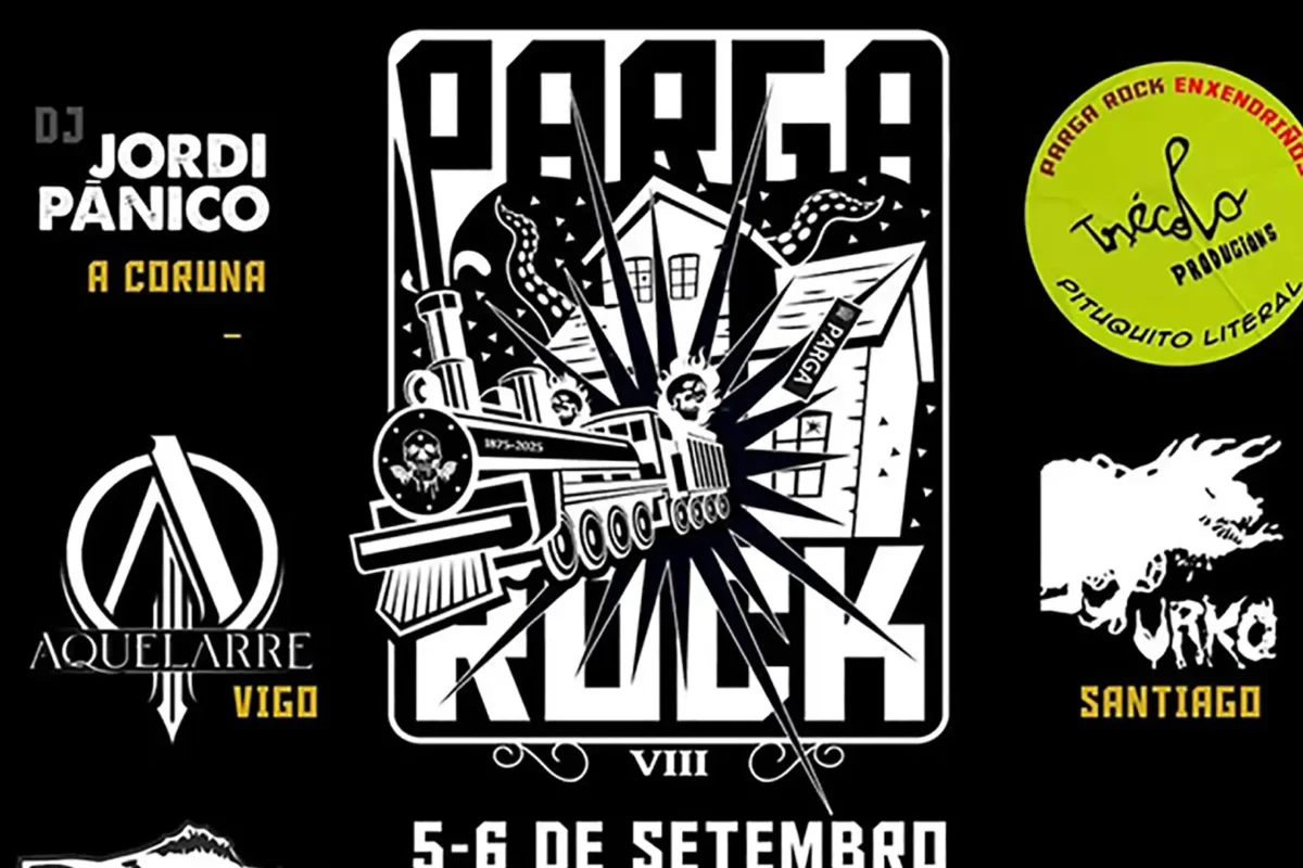 Cartel de la octava edición del Parga Rock