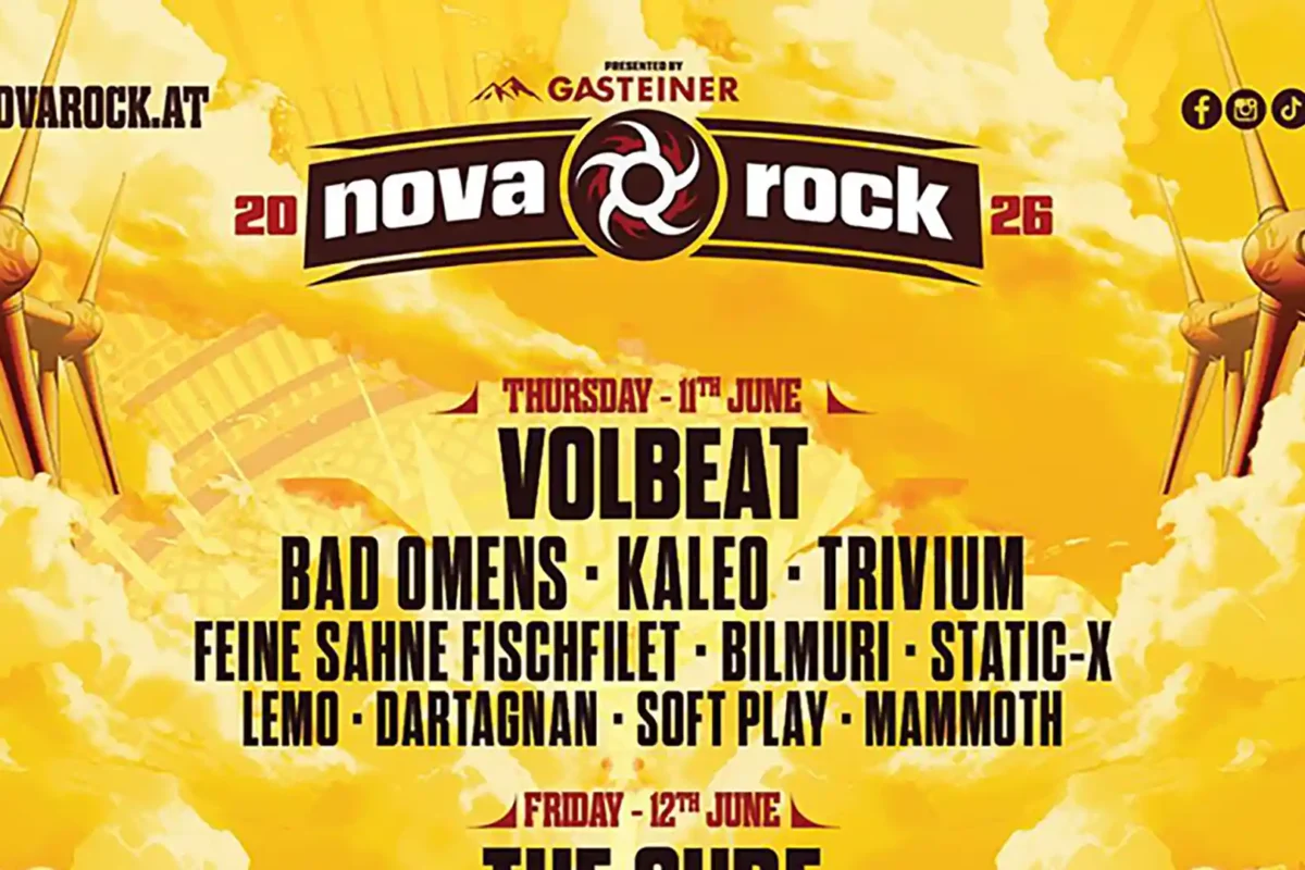 Cabezas de cartel para el Nova Rock Festival 2026