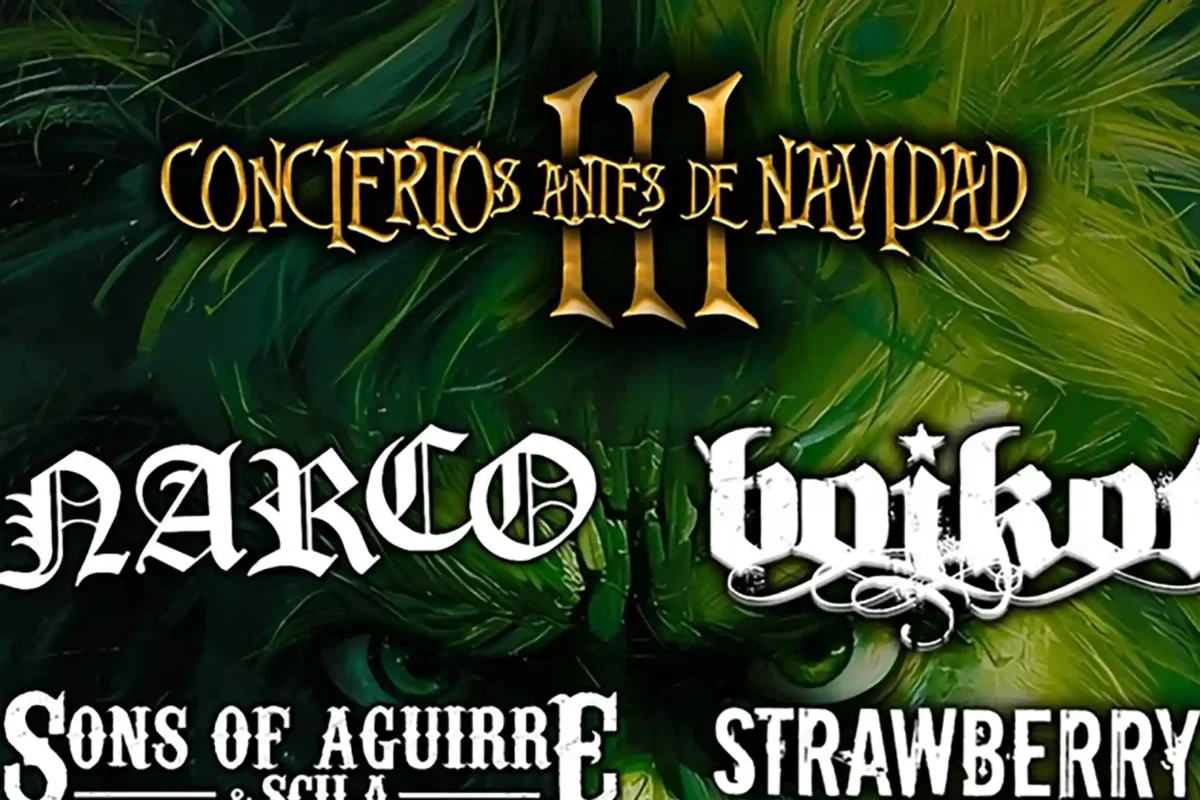 Cartel de la tercera edición del festival Conciertos Antes de Navidad