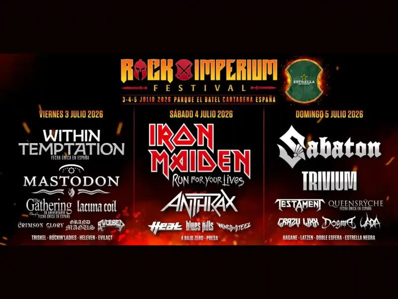 Cartel de la quinta edición del Rock Imperium Festival