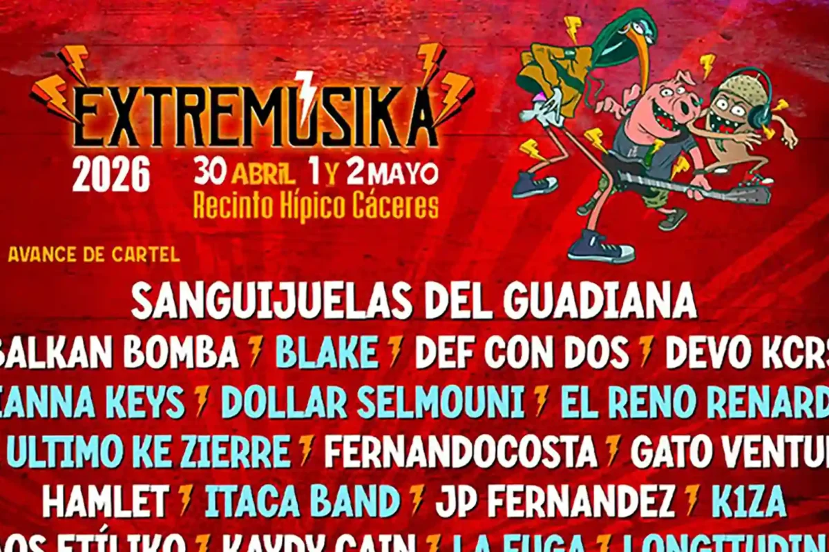 Nueva tanda de confirmaciones del Extremúsika 2026